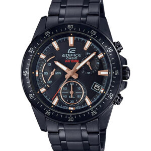 Reloj Edifice casual correa de acero inoxidable EFV-540DC-1BV