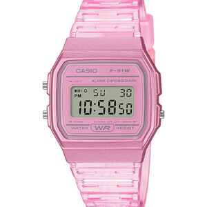 Reloj deportivo correa de resina F-91WS-4