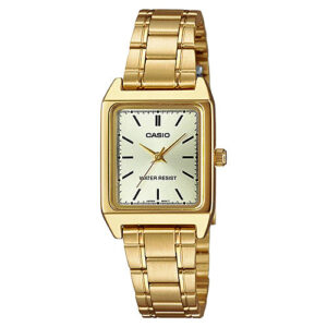 Reloj casual correa de acero inoxidable LTP-V007G-9E