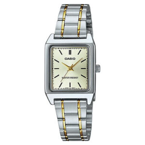Reloj casual correa de acero inoxidable LTP-V007SG-9E
