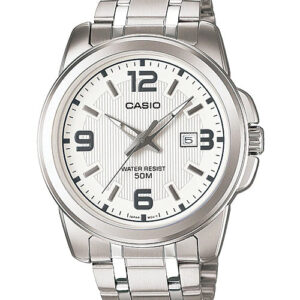 Reloj casual correa de acero inoxidable MTP-1314D-7AV