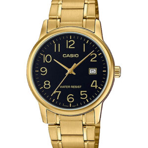 Reloj casual correa de acero inoxidable MTP-V002G-1B